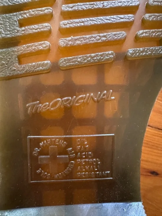 Dr. Martens Black Floral Mary Jane Double Buckle Shoes - Picture 5 of 8